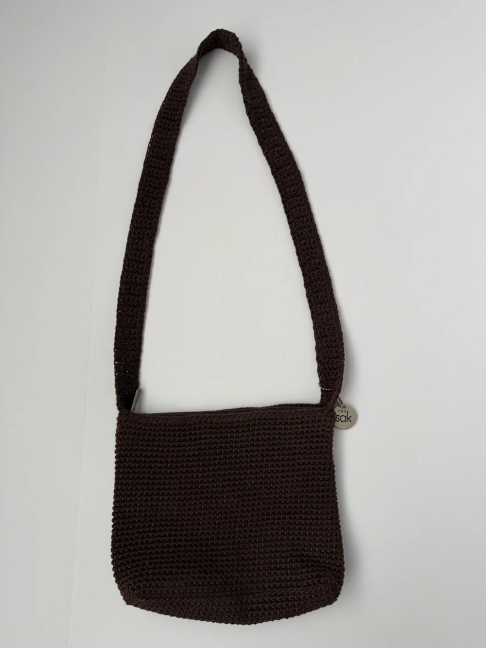 The Sak Brown Crochet Crossbody/Shoulder Bag